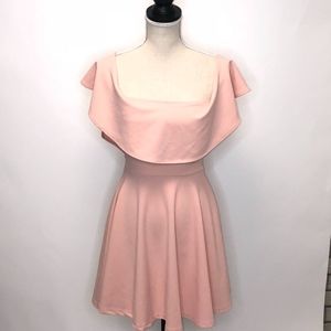 Peach Empire Waste Dress by Windsor